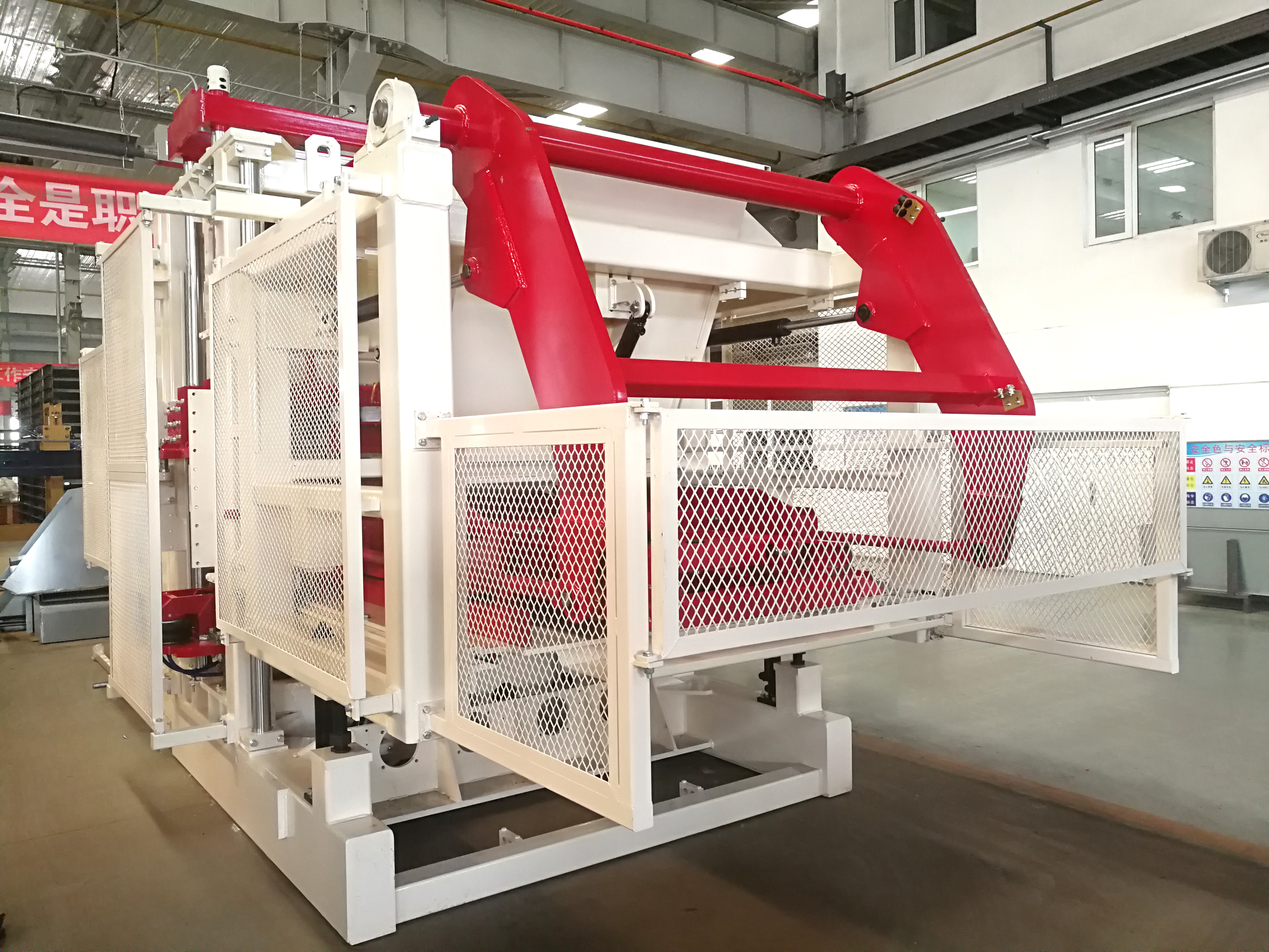 BDT-T9 Block Forming Machine (Red and white)